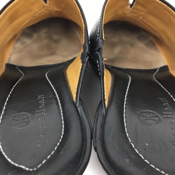 cole haan white mules